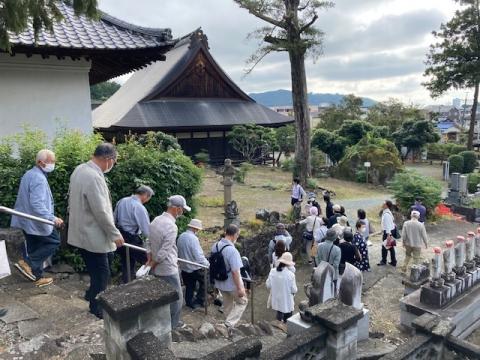 貢川地区「私の地域・歴史探訪」　武田史跡と甲府五山巡り1