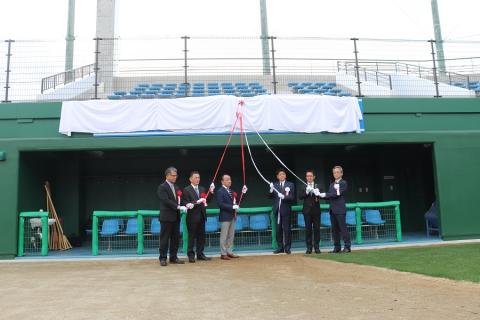 緑が丘球場・庭球場 除幕式4