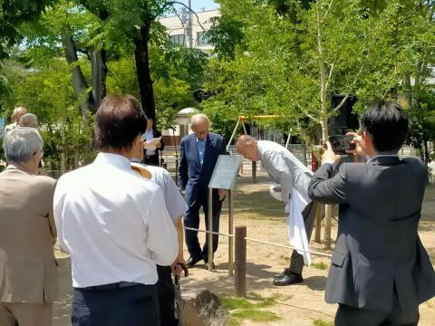 除幕式②