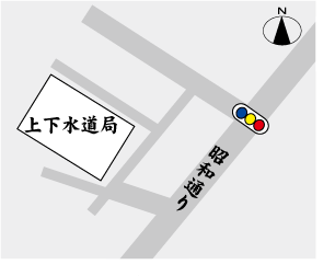 上下水道局周辺